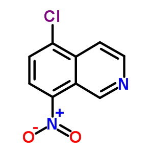 5-Chloro-8-nitro-isoquinolineStructure,58142-95-3Structure 5-Chloro-8-nitro-isoquinoline Structure,58142-95-3Structure