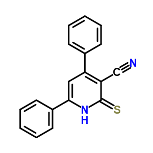 2-Mercapto-4,6-diphenyl-nicotinonitrileStructure,58327-74-5Structure 2-Mercapto-4,6-diphenyl-nicotinonitrile Structure,58327-74-5Structure