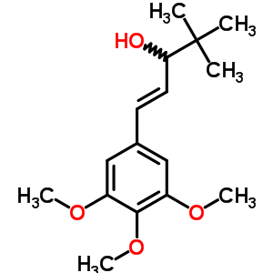1-(3,4,5-Trimethoxyphenyl)-4,4-dimethyl-1-penten-3-olStructure,58344-47-1Structure 1-(3,4,5-Trimethoxyphenyl)-4,4-dimethyl-1-penten-3-ol Structure,58344-47-1Structure