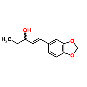 1-(3,4-Methylenedioxyphenyl)-1-penten-3-olStructure,58344-84-6Structure 1-(3,4-Methylenedioxyphenyl)-1-penten-3-ol Structure,58344-84-6Structure
