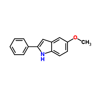 1H-Indole, 5-methoxy-2-phenyl-Structure,5883-96-5Structure 1H-Indole, 5-methoxy-2-phenyl- Structure,5883-96-5Structure