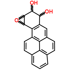 +-7R,8t-dihydroxy-9t,-10t-epoxy-7,8,9,10-tetrahydrobenzo(a.Structure,58917-67-2Structure +-7R,8t-dihydroxy-9t,-10t-epoxy-7,8,9,10-tetrahydrobenzo(a. Structure,58917-67-2Structure