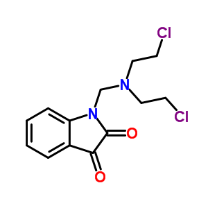 1-((Bis(2-chloroethyl)amino)methyl)-1h-indole-2,3-dioneStructure,59026-29-8Structure 1-((Bis(2-chloroethyl)amino)methyl)-1h-indole-2,3-dione Structure,59026-29-8Structure