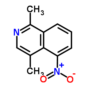Isoquinoline,1,4-dimethyl-5-nitro-Structure,59261-38-0Structure Isoquinoline,1,4-dimethyl-5-nitro- Structure,59261-38-0Structure