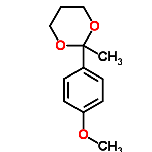 2-(4-Methoxyphenyl)-2-methyl-1,3-dioxaneStructure,59356-53-5Structure 2-(4-Methoxyphenyl)-2-methyl-1,3-dioxane Structure,59356-53-5Structure