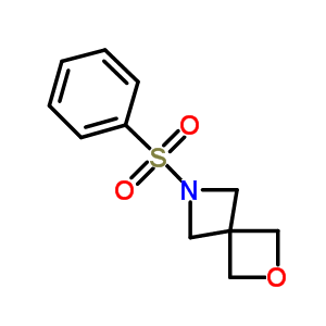 6-(苯基磺?；?-2-噁-6-氮雜螺[3.3]庚烷結(jié)構(gòu)式_59453-77-9結(jié)構(gòu)式