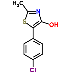 5-(4-Chlorophenyl)-2-methyl-1,3-thiazol-4-olStructure,59484-45-6Structure 5-(4-Chlorophenyl)-2-methyl-1,3-thiazol-4-ol Structure,59484-45-6Structure