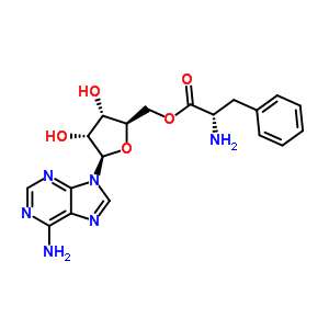 3’-O-l-phenylalanyladenosineStructure,5956-81-0Structure 3’-O-l-phenylalanyladenosine Structure,5956-81-0Structure