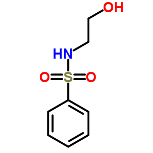 N-(2-羥基乙基)苯磺酰胺結(jié)構(gòu)式_59724-42-4結(jié)構(gòu)式