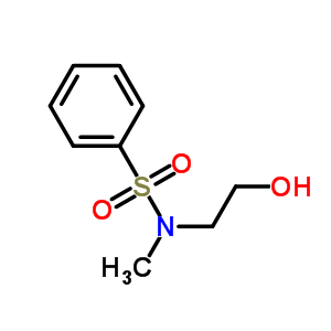 N-(2-羥基乙基)-n-甲基苯磺酰胺結(jié)構(gòu)式_59724-60-6結(jié)構(gòu)式