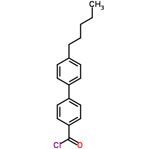 P-pentylbiphenyl-p’-carbonyl chlorideStructure,59748-37-7Structure P-pentylbiphenyl-p’-carbonyl chloride Structure,59748-37-7Structure
