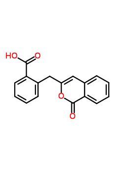 3-(2-Carboxybenzyl)isocoumarinStructure,5982-23-0Structure 3-(2-Carboxybenzyl)isocoumarin Structure,5982-23-0Structure