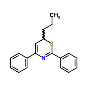 6H-1,3-thiazine,2,4-diphenyl-6-propyl-Structure,59824-89-4Structure 6H-1,3-thiazine,2,4-diphenyl-6-propyl- Structure,59824-89-4Structure