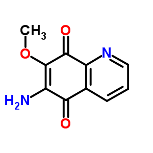 6-Amino-7-methoxy-quinoline-5,8-dioneStructure,59962-98-0Structure 6-Amino-7-methoxy-quinoline-5,8-dione Structure,59962-98-0Structure