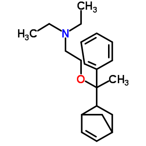 2-(1-(Bicyclo[2.2.1]hept-5-en-2-yl)-1-phenylethoxy)-n,n-diethylethanamine Structure,59985-93-2Structure