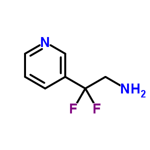 2,2-Difluoro-2-(pyridin-3-yl)ethanamineStructure,60010-40-4Structure 2,2-Difluoro-2-(pyridin-3-yl)ethanamine Structure,60010-40-4Structure