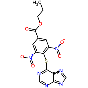 Propyl 3,5-dinitro-4-(5h-purin-6-ylsulfanyl)benzoateStructure,60112-26-7Structure Propyl 3,5-dinitro-4-(5h-purin-6-ylsulfanyl)benzoate Structure,60112-26-7Structure