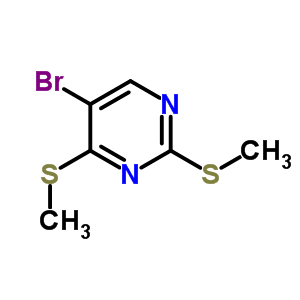5-Bromo-2,4-bis(methylthio)pyrimidineStructure,60186-81-4Structure 5-Bromo-2,4-bis(methylthio)pyrimidine Structure,60186-81-4Structure