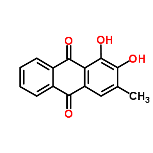1,2-Dihydroxy-3-methylanthraquinoneStructure,602-63-1Structure 1,2-Dihydroxy-3-methylanthraquinone Structure,602-63-1Structure