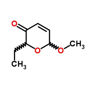 2-Ethyl-6-methoxy-3,6-dihydro-2h-pyran-3-oneStructure,60249-14-1Structure 2-Ethyl-6-methoxy-3,6-dihydro-2h-pyran-3-one Structure,60249-14-1Structure