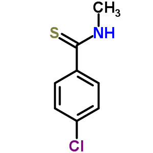 Benzenecarbothioamide,4-chloro-n-methyl-Structure,60253-29-4Structure Benzenecarbothioamide,4-chloro-n-methyl- Structure,60253-29-4Structure