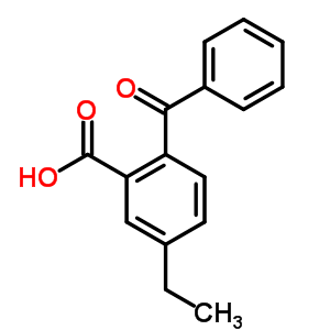 2-Benzoyl-5-ethyl-benzoic acidStructure,60270-84-0Structure 2-Benzoyl-5-ethyl-benzoic acid Structure,60270-84-0Structure