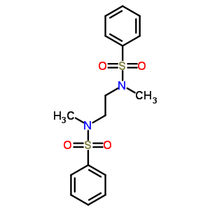 Benzenesulfonamide,n,n-1,2-ethanediylbis[n-methyl-Structure,60395-33-7Structure Benzenesulfonamide,n,n-1,2-ethanediylbis[n-methyl- Structure,60395-33-7Structure