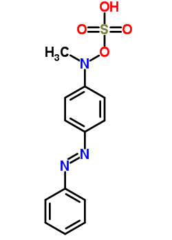 N-甲基-4-氨基偶氮苯-N-硫酸酯結構式_60462-50-2結構式