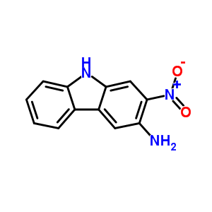 2-Nitro-9h-carbazol-3-amineStructure,60564-31-0Structure 2-Nitro-9h-carbazol-3-amine Structure,60564-31-0Structure