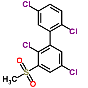 3-Methylsulfonyl-2,2’,5,5’-tetrachlorobiphenylStructure,60640-54-2Structure 3-Methylsulfonyl-2,2’,5,5’-tetrachlorobiphenyl Structure,60640-54-2Structure