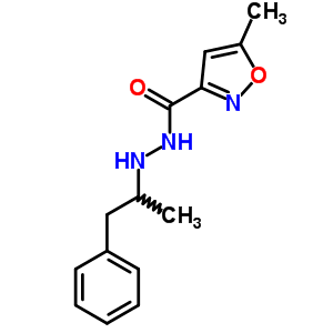 N’-(α-methylphenethyl)-5-methyl-3-isoxazolecarbohydrazideStructure,60789-89-1Structure N’-(α-methylphenethyl)-5-methyl-3-isoxazolecarbohydrazide Structure,60789-89-1Structure