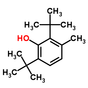Phenol,2,6-bis(1,1-dimethylethyl)-3-methyl-Structure,608-49-1Structure Phenol,2,6-bis(1,1-dimethylethyl)-3-methyl- Structure,608-49-1Structure