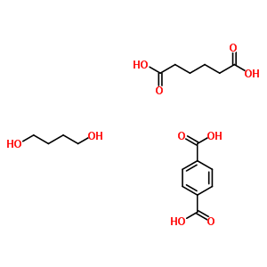 1,4-Benzenedicarboxylic acid, polymer with 1,4-butanediol and hexanedioic acidStructure,60961-73-1Structure 1,4-Benzenedicarboxylic acid, polymer with 1,4-butanediol and hexanedioic acid Structure,60961-73-1Structure