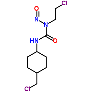 1-(2-氯乙基)-3-(4β-氯甲基-1α-環(huán)己基)-1-亞硝基脲結(jié)構(gòu)式_61137-51-7結(jié)構(gòu)式