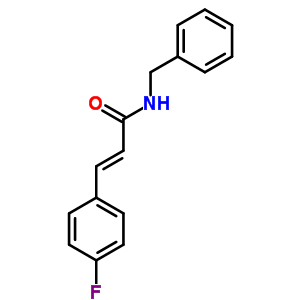 Trans n-benzyl-4-fluorocinnamamideStructure,612095-66-6Structure Trans n-benzyl-4-fluorocinnamamide Structure,612095-66-6Structure