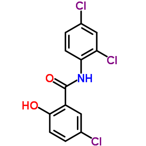 Benzamide,5-chloro-n-(2,4-dichlorophenyl)-2-hydroxy-Structure,6137-47-9Structure Benzamide,5-chloro-n-(2,4-dichlorophenyl)-2-hydroxy- Structure,6137-47-9Structure