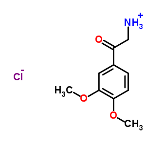 2-(3,4-Dimethoxy-phenyl)-2-oxo-ethyl-ammonium, chlorideStructure,61416-34-0Structure 2-(3,4-Dimethoxy-phenyl)-2-oxo-ethyl-ammonium, chloride Structure,61416-34-0Structure