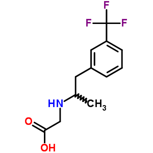 1-(3-Trifluoromethylphenyl)-2-(2-carboxymethyl)aminopropaneStructure,61471-64-5Structure 1-(3-Trifluoromethylphenyl)-2-(2-carboxymethyl)aminopropane Structure,61471-64-5Structure