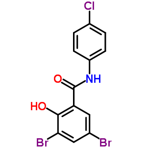 3,5-Dibromo-n-(4-chlorophenyl)-2-hydroxy-benzamideStructure,6149-62-8Structure 3,5-Dibromo-n-(4-chlorophenyl)-2-hydroxy-benzamide Structure,6149-62-8Structure