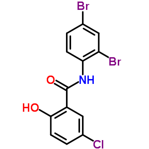 5-Chloro-n-(2,4-dibromophenyl)-2-hydroxy-benzamideStructure,6149-65-1Structure 5-Chloro-n-(2,4-dibromophenyl)-2-hydroxy-benzamide Structure,6149-65-1Structure