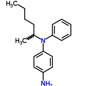 N-(1-methylpentyl)-n-phenyl-1,4-benzenediamineStructure,61792-45-8Structure N-(1-methylpentyl)-n-phenyl-1,4-benzenediamine Structure,61792-45-8Structure