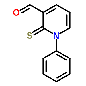 1,2-Dihydro-1-phenyl-2-thioxonicotinaldehydeStructure,61856-49-3Structure 1,2-Dihydro-1-phenyl-2-thioxonicotinaldehyde Structure,61856-49-3Structure