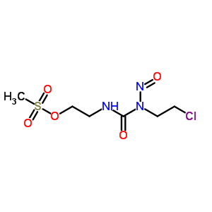1-(2-Chloroethyl)-3-(2-methylsulfonyloxyethyl)-1-nitrosoureaStructure,61866-12-4Structure 1-(2-Chloroethyl)-3-(2-methylsulfonyloxyethyl)-1-nitrosourea Structure,61866-12-4Structure
