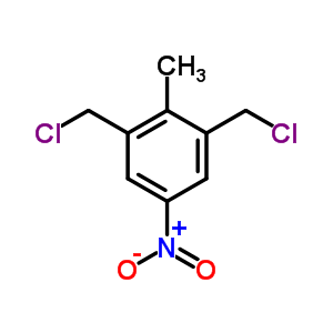 Benzene,1,3-bis(chloromethyl)-2-methyl-5-nitro-Structure,62224-03-7Structure Benzene,1,3-bis(chloromethyl)-2-methyl-5-nitro- Structure,62224-03-7Structure