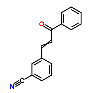 Benzonitrile,3-(3-oxo-3-phenyl-1-propen-1-yl)-Structure,62584-53-6Structure Benzonitrile,3-(3-oxo-3-phenyl-1-propen-1-yl)- Structure,62584-53-6Structure