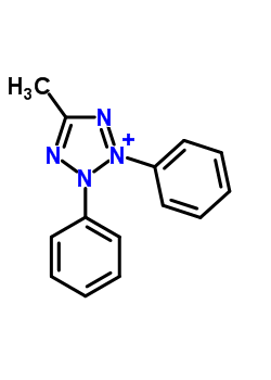2,3-Diphenyl-5-methyltetrazolium chlorideStructure,6275-01-0Structure 2,3-Diphenyl-5-methyltetrazolium chloride Structure,6275-01-0Structure