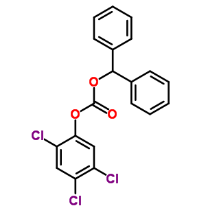 Carbonic acid diphenylmethyl =2,4,5-trichlorophenyl esterStructure,62778-22-7Structure Carbonic acid diphenylmethyl =2,4,5-trichlorophenyl ester Structure,62778-22-7Structure