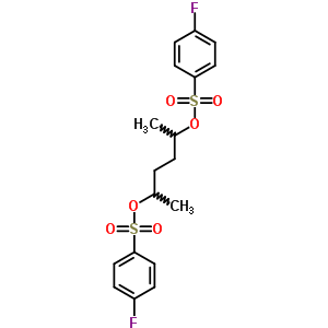 4-(((4-Fluorophenyl)sulfonyl)oxy)-1-methylpentyl 4-fluorobenzenesulfonateStructure,6278-64-4Structure 4-(((4-Fluorophenyl)sulfonyl)oxy)-1-methylpentyl 4-fluorobenzenesulfonate Structure,6278-64-4Structure