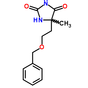 5-Methyl-5-(2-phenylmethoxyethyl)imidazolidine-2,4-dioneStructure,6278-94-0Structure 5-Methyl-5-(2-phenylmethoxyethyl)imidazolidine-2,4-dione Structure,6278-94-0Structure