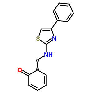 Phenol, 2-(((4-phenyl-2-thiazolyl)imino)methyl)-Structure,62878-59-5Structure Phenol, 2-(((4-phenyl-2-thiazolyl)imino)methyl)- Structure,62878-59-5Structure